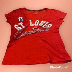 ST. LOUIS CARDINALS | Red Short Sleeve Top Shirt